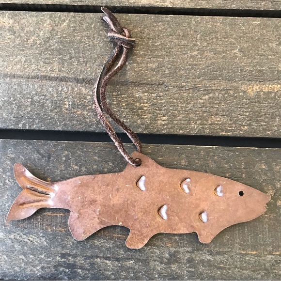 Brown Rustic Metal Ornaments Country Farmhouse Decor Bundle of 11 - Picture 5 of 14